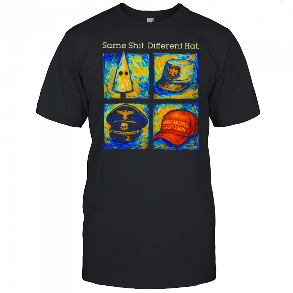 Same sht different hat Van Gogh’s Starry Night shirt