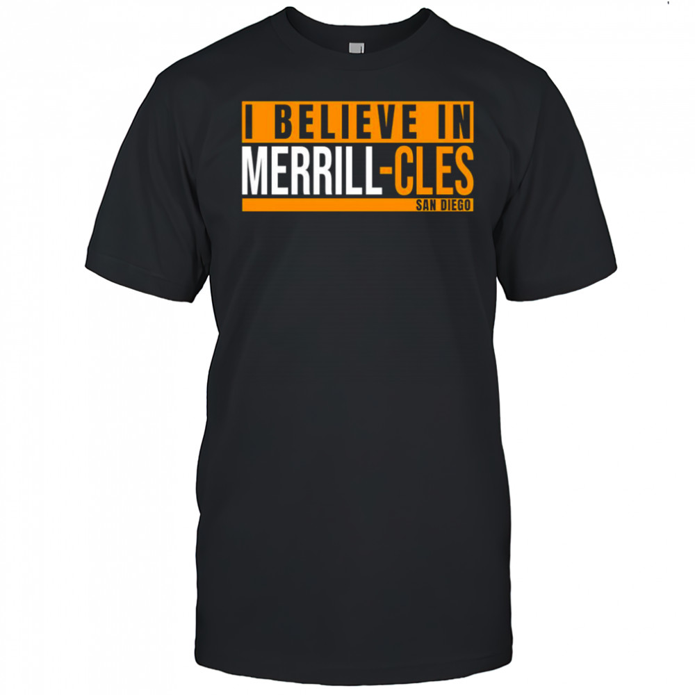 San Diego Padres I Believe in Merrill cles shirt