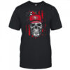 San Francisco 49ers NFL skull American flag footaball lover shirt
