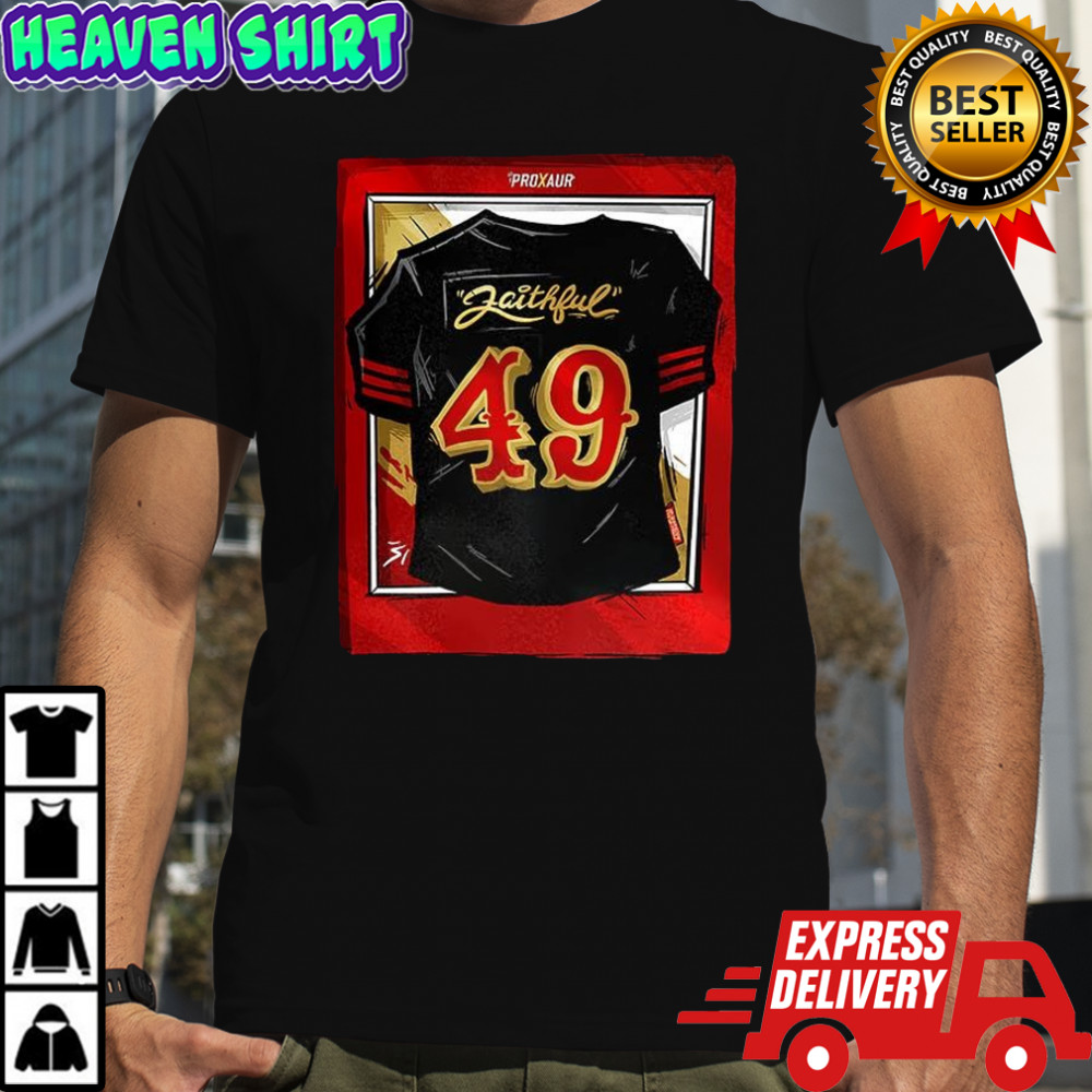 San Francisco 49ers vs Los Angeles Rams NFL 2025 Faithful shirt