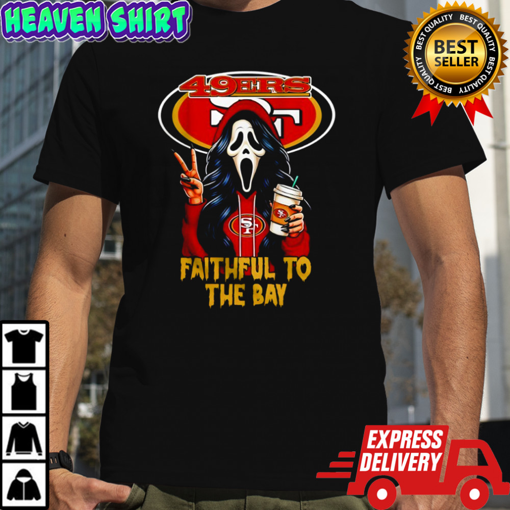 San Francisco 49ers x Ghostface Scream faithful to the bay shirt