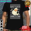 Santa Claus Is Coming To Toon Ugly Holiday Christmas T-shirt