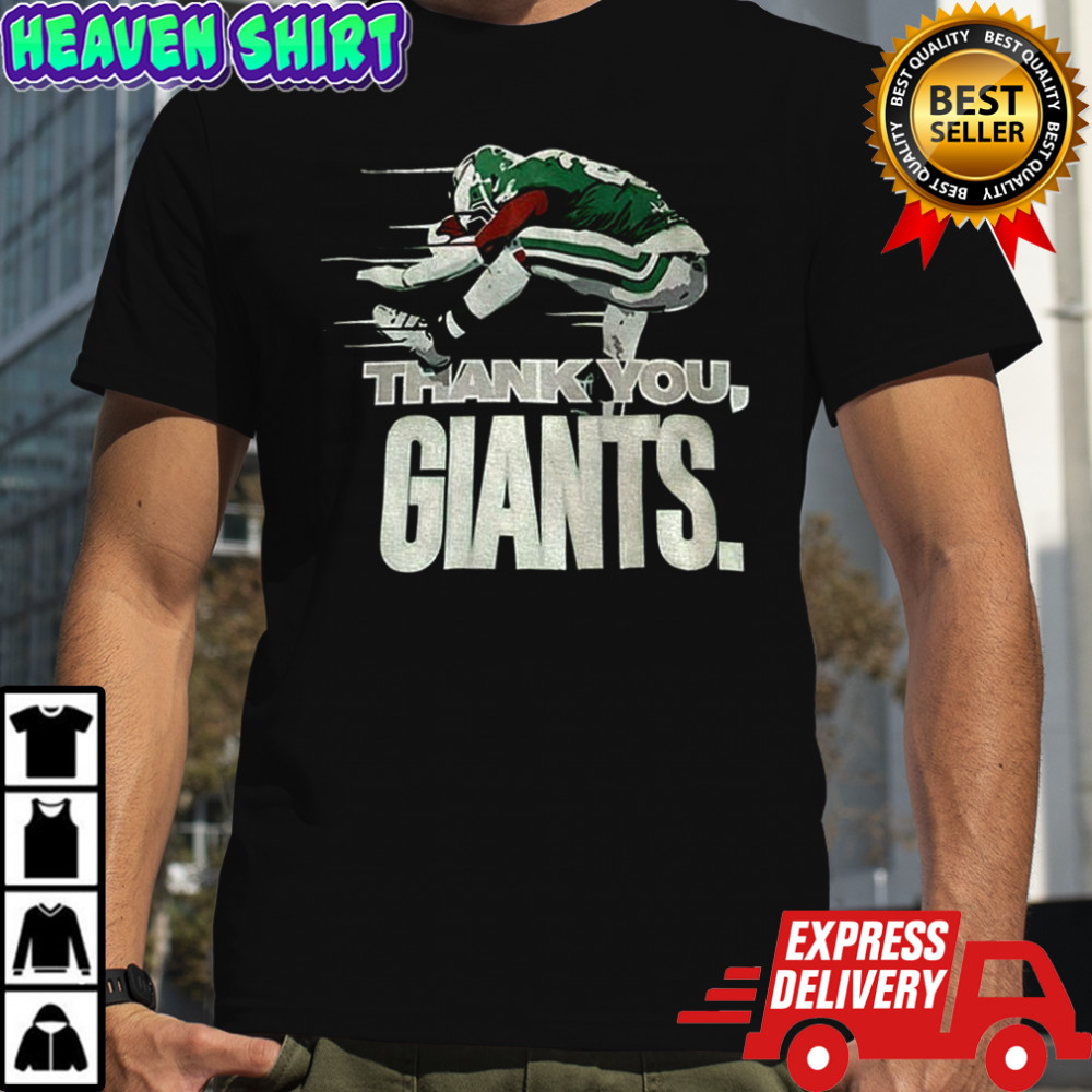 Saquon Barkley thank you New York Giants Football NFL shirt