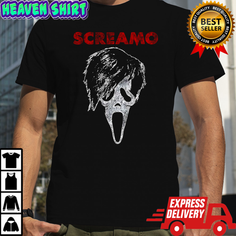 Screamo The Ghostface Screamo emo style Halloween shirt