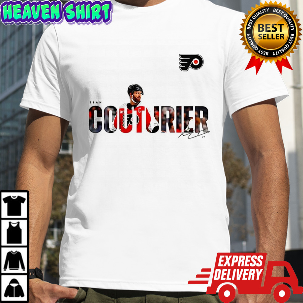 Sean Couturier Philadelphia Flyers NHL logo signature shirt