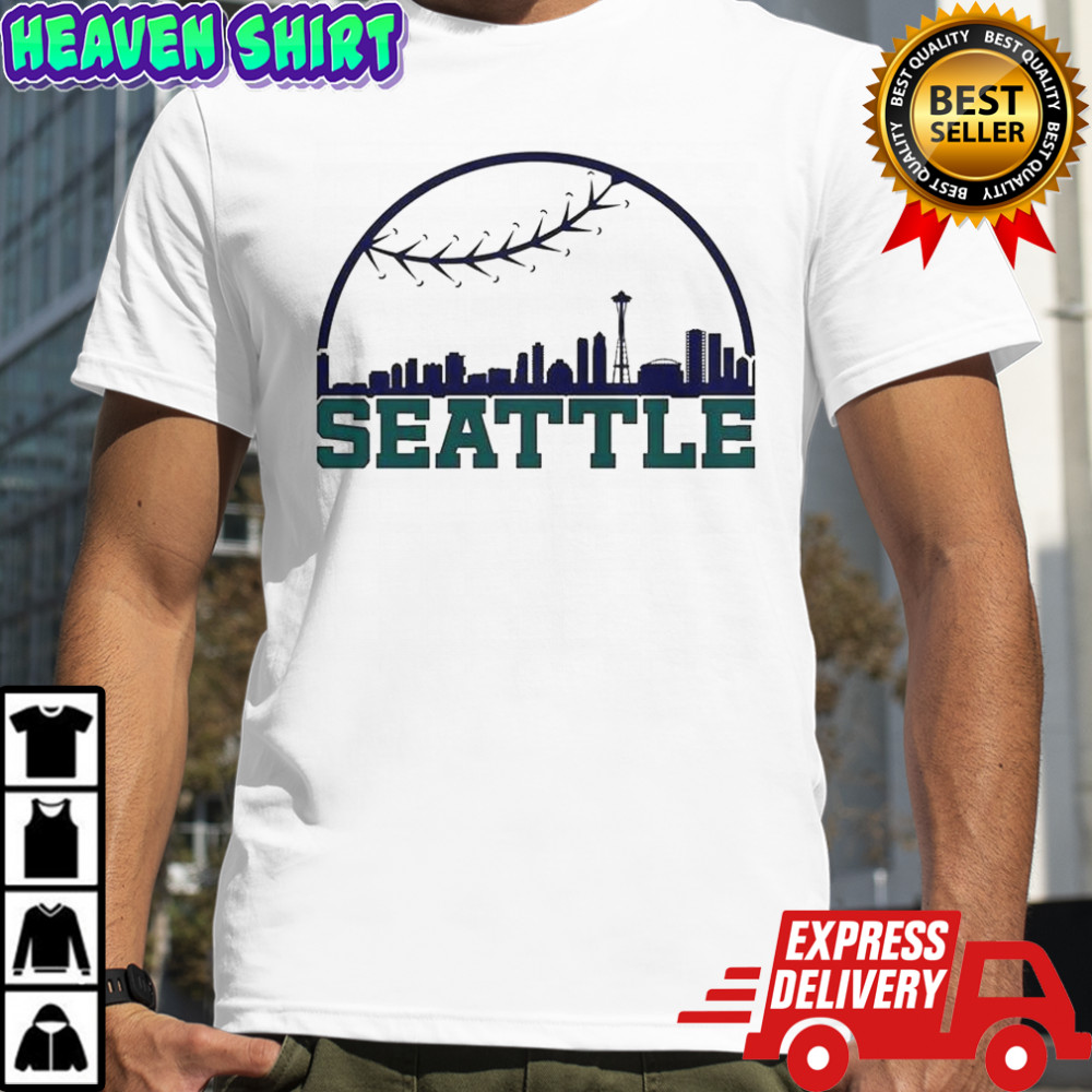 Seattle Mariners Baseball Skyline T-Shirt
