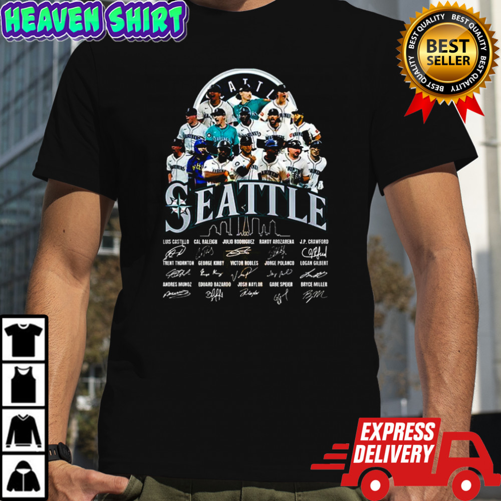 Seattle Mariners MLB AL West Division teams Champions signature 2025 shirt