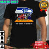 Seattle Seahawks Horror Movies Halloween you can’t sit with us shirt