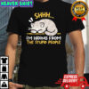 Shhh I’m hiding form the stupid people funny cat shirt