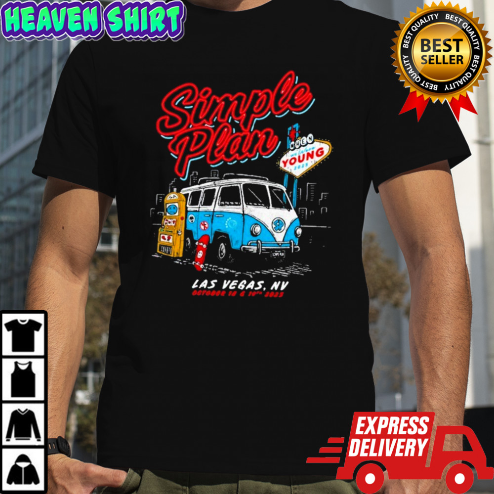 Simple Plan When Young 10-19-2025 Las Vegas Event T-shirt