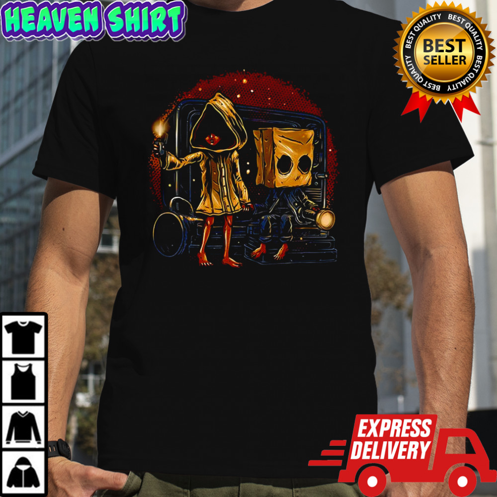Six and Mono The Little Nightmares characrters escape shirt