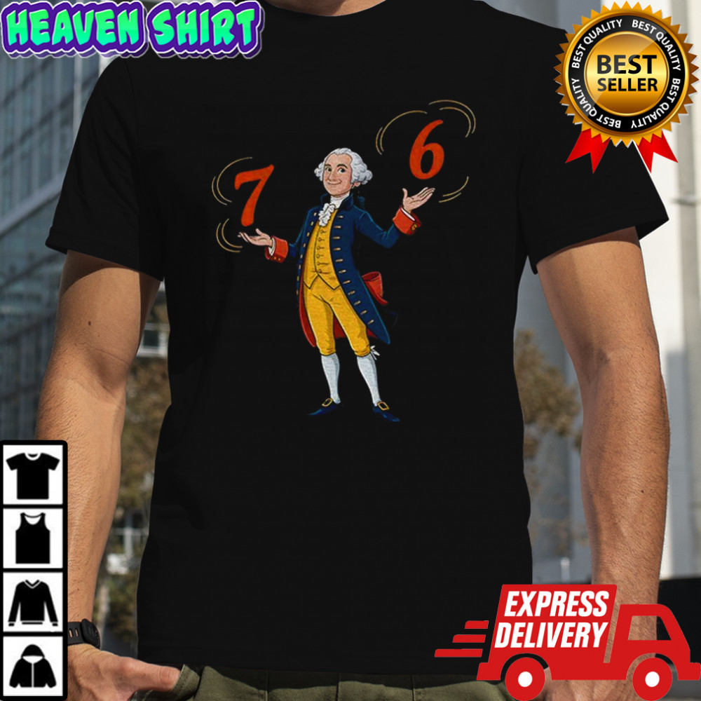 Six Seven 6-7 7-6 George Washington meme shirt