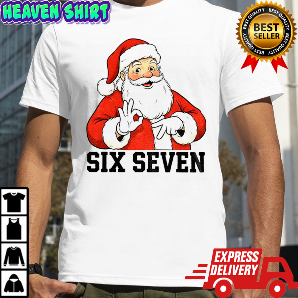 Six Seven Meme Christmas Santa shirt