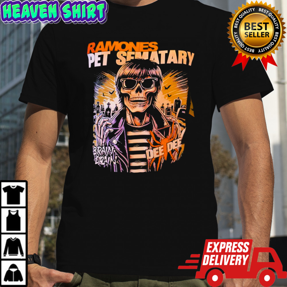 Skeleton ramones pet sematary shirt