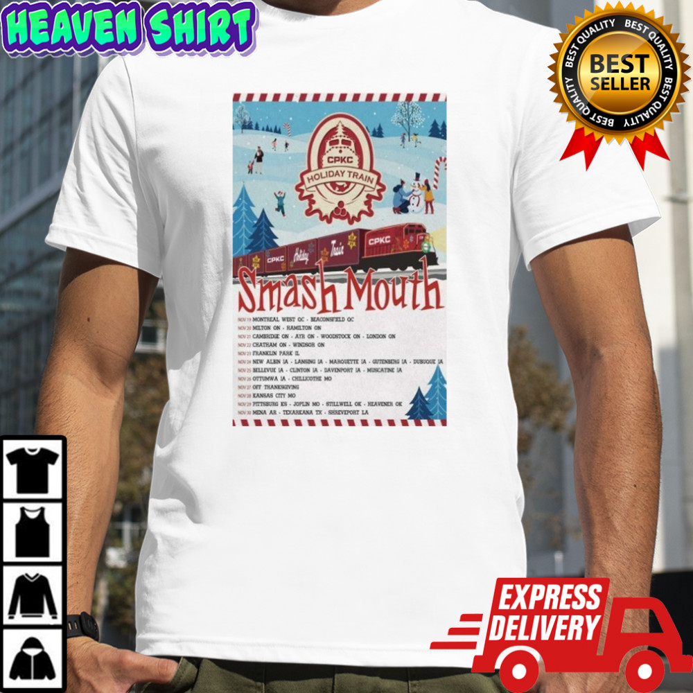Smash Mouth CPKC Holiday Train Tour 2025 Dates Christmas T-Shirt