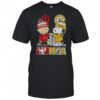Snoopy And Charlie Brown Indiana Sports Hoosiers X Pacers Skyline T-Shirt
