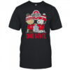 Snoopy And Charlie Brown Ohio State Buckeyes Football Skyline T-Shirt