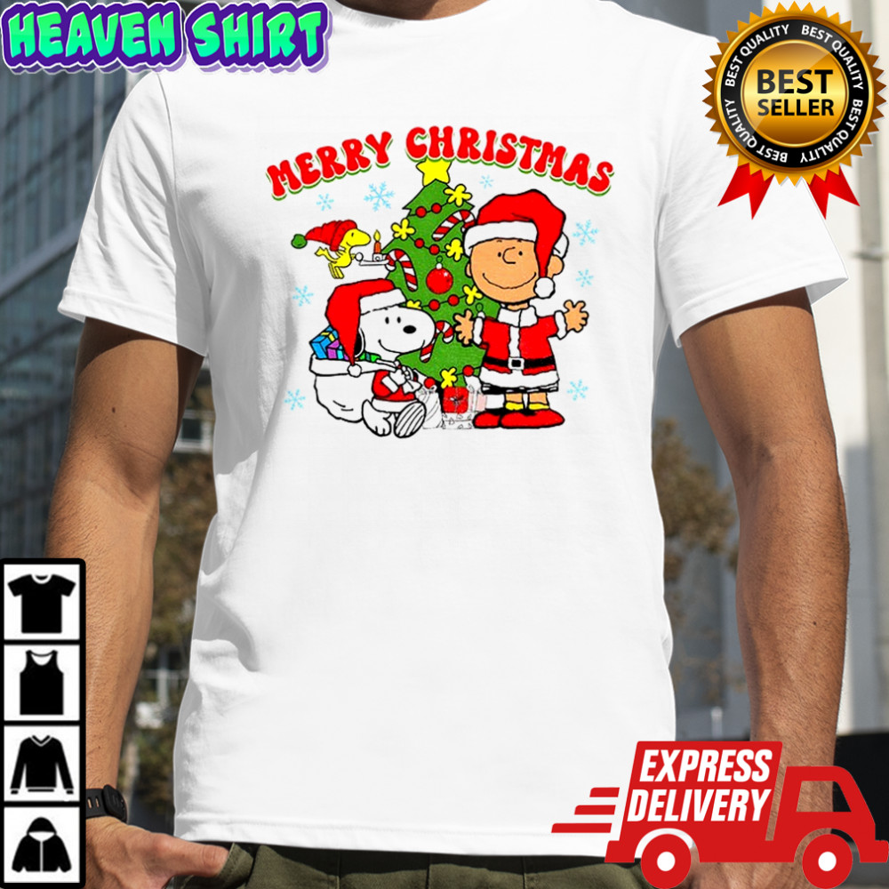 Snoopy and Peanuts friends Merry Christmas 2025 shirt