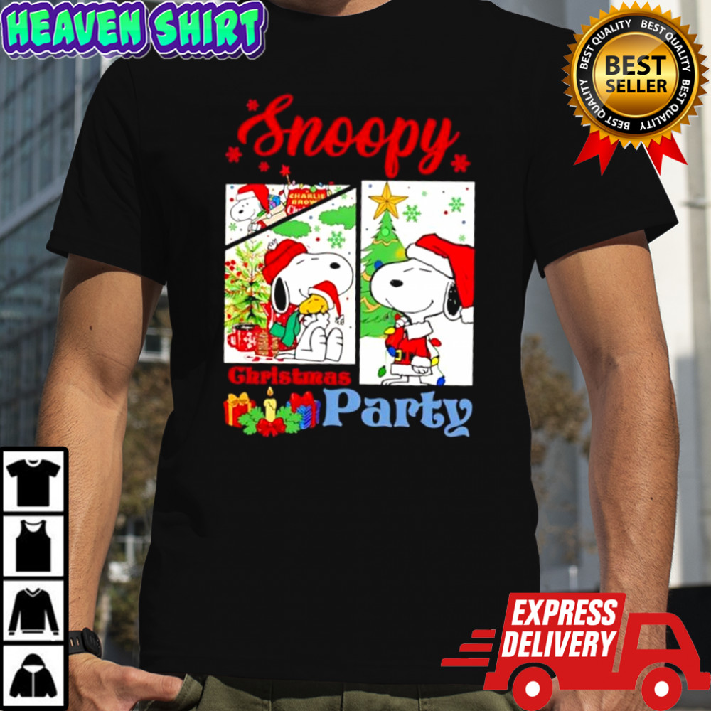 Snoopy And Woodstock Christmas Party shirt