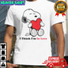 Snoopy I Think I’m In Love T-Shirt