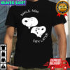 Snoopy smile now cry later shirt