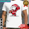 Snoopy wears Atlanta Falcons hoodie logo shirt