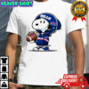 Snoopy wears Buffalo Bills hoodie logo shirt