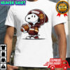 Snoopy wears Washington Commanders hoodie logo shirt