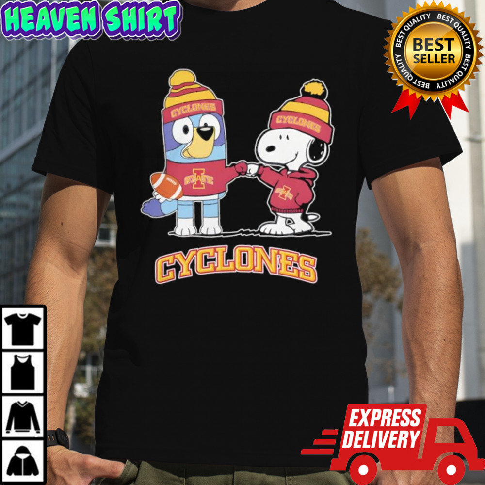 Snoopy x Bluey Iowa State Cyclones Football shirt