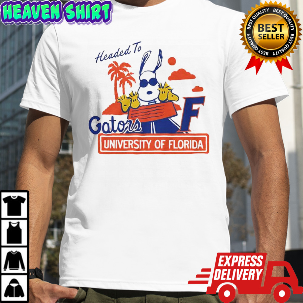 Snoopy X Florida Gators Headed To Gators University Of Florida T-Shirt