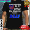 Some grandmas play bingo real grandmas watch Buffalo Bills football diamond heart shirt