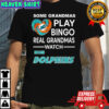 Some grandmas play bingo real grandmas watch Miami Dolphins football diamond heart shirt