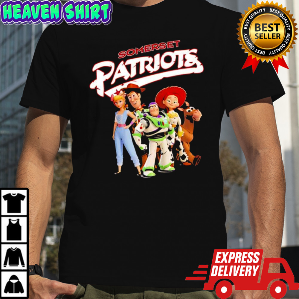 Somerset Patriots Toy Story Friends Adult Characters shirt