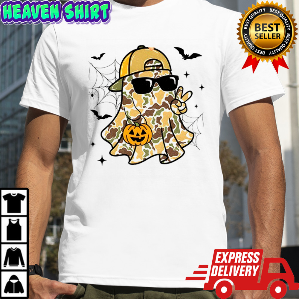 Spooky Dude Ghost Halloween Boy shirt