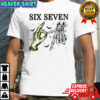 Spooky Season Funny Witch Skeleton Hands 6 7 Meme shirt
