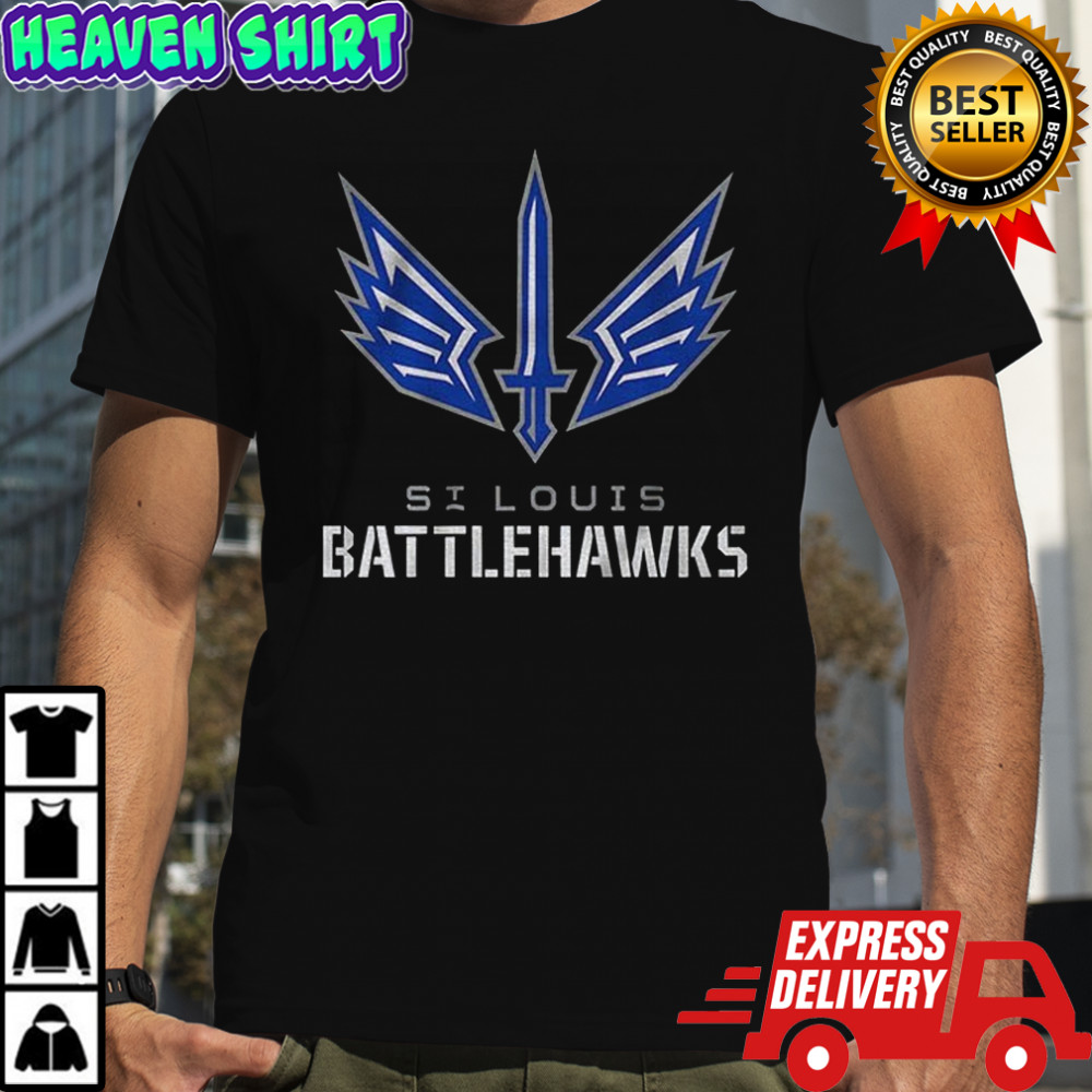 St. Louis Battlehawks Lockup Logo shirt