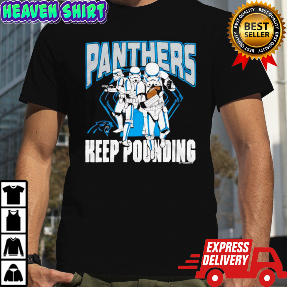 Star Wars x Carolina Panthers Stormtroopers keep pounding shirt