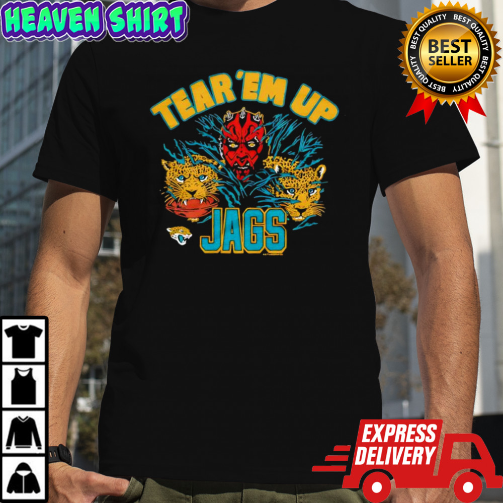 Star Wars x Jacksonville Jaguars Darth Maul Tear ‘Em Up Jags shirt