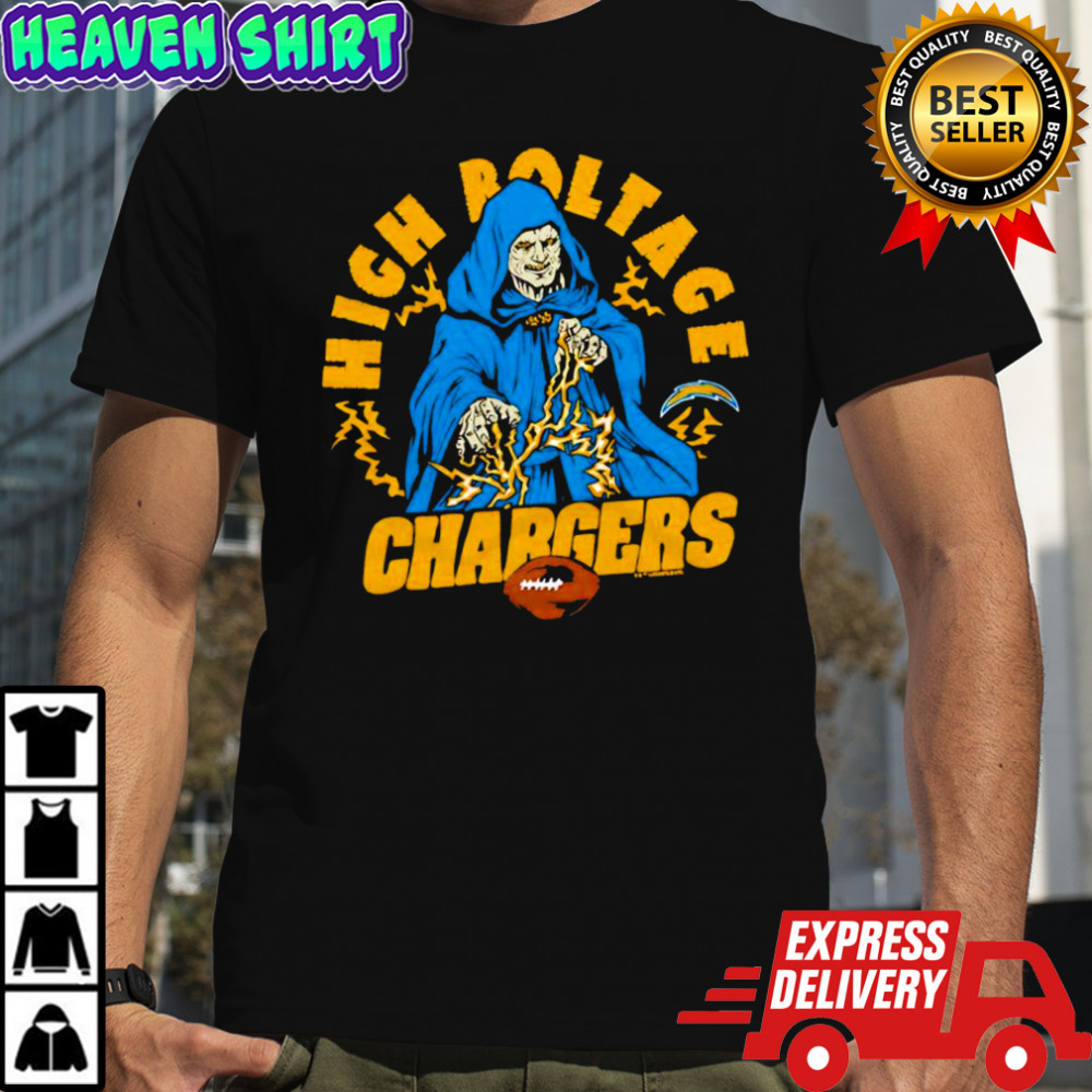 Star Wars x Los Angeles Chargers Emperor Palpatine High Voltage Chargers shirt