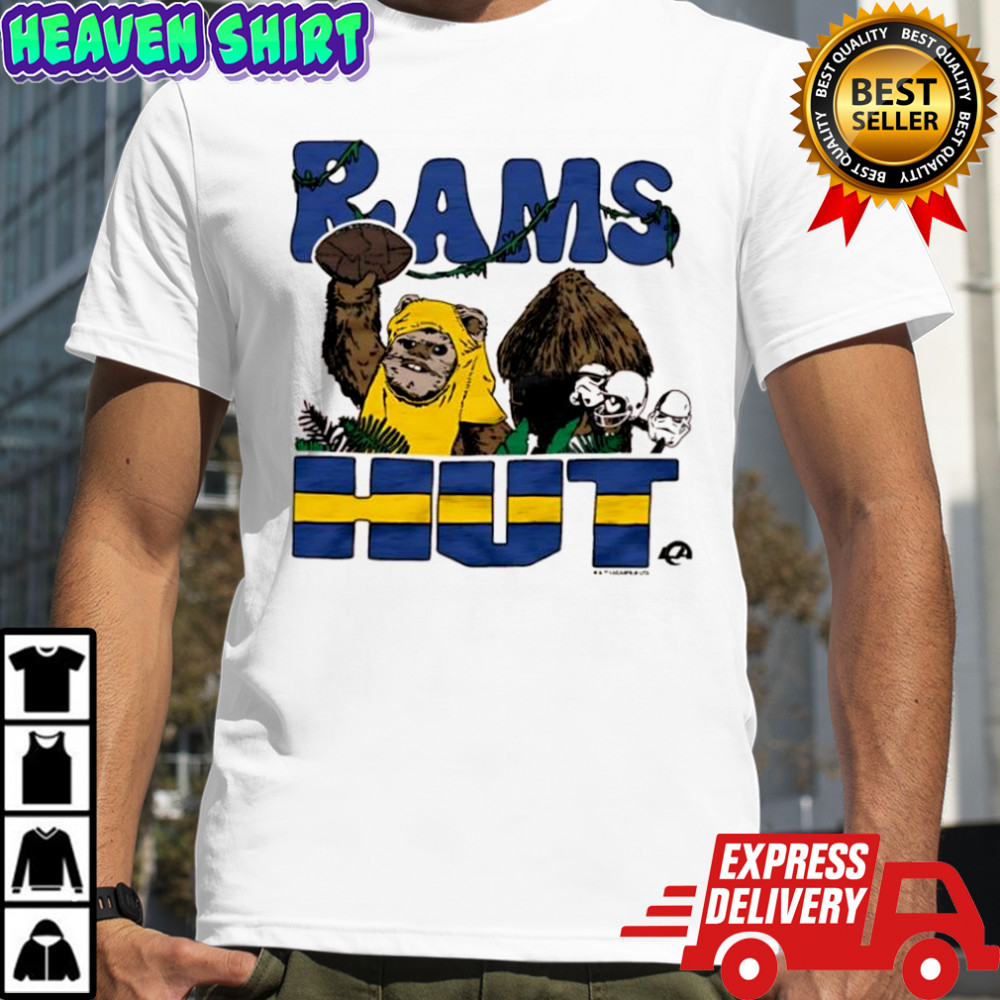 Star Wars x Los Angeles Rams Ewoks & Stormtroopers rams hut shirt