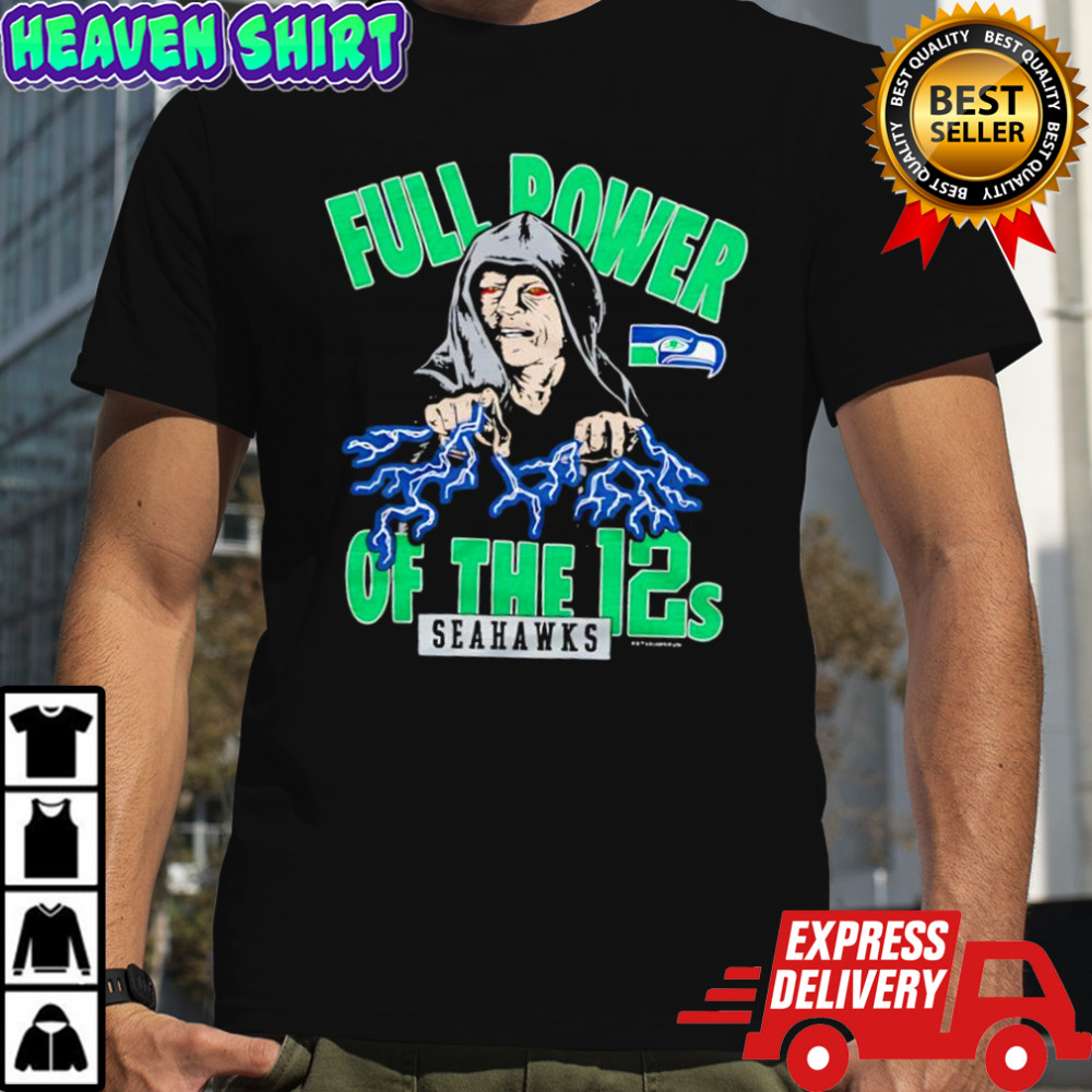 Star Wars x Seattle Seahawks Darth Sidious full power of the 12s shirt