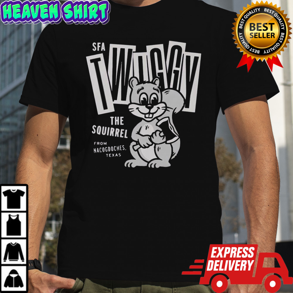 Stephen F. Austin Twiggy The Campus Squirrel T-Shirt