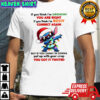 Stitch Christmas lights if you think i’m grouchy you are right i’m bossy correct again shirt
