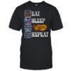 Stitch eat sleep Cracker Barrel repeat shirt