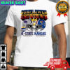 Sunflower Showdown Kansas State Wildcats and the Kansas Jayhawks football helmets shirt