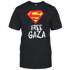 Superman Free Gaza logo shirt