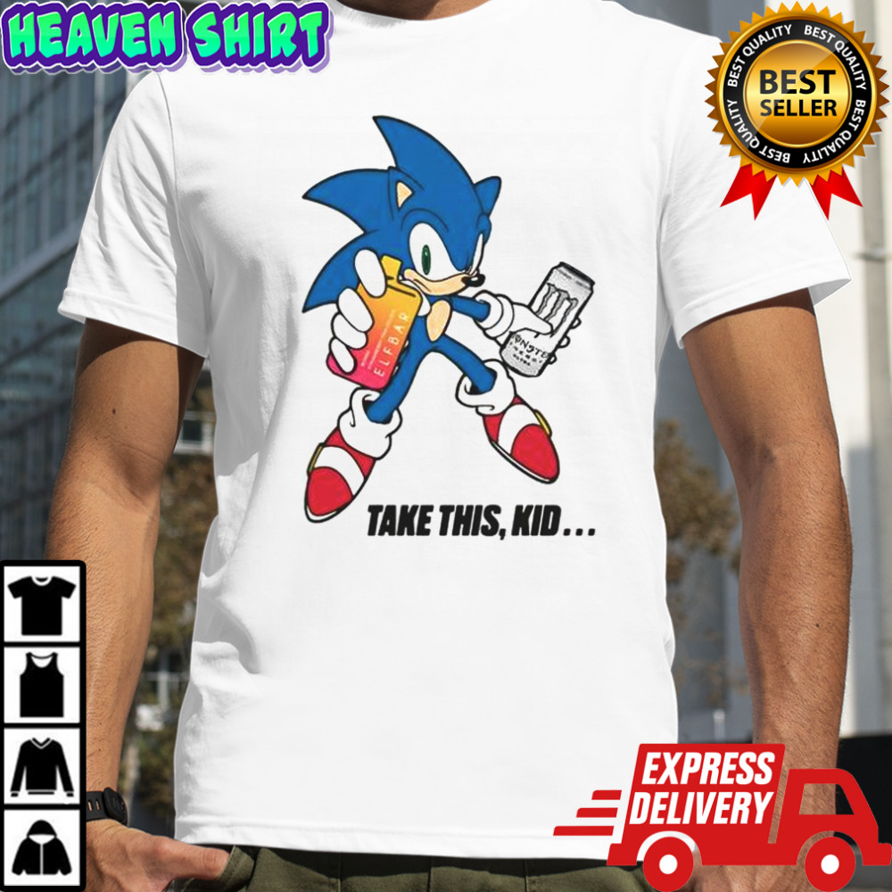 Take This Kid Sonic Hedgehog Vape T-Shirt