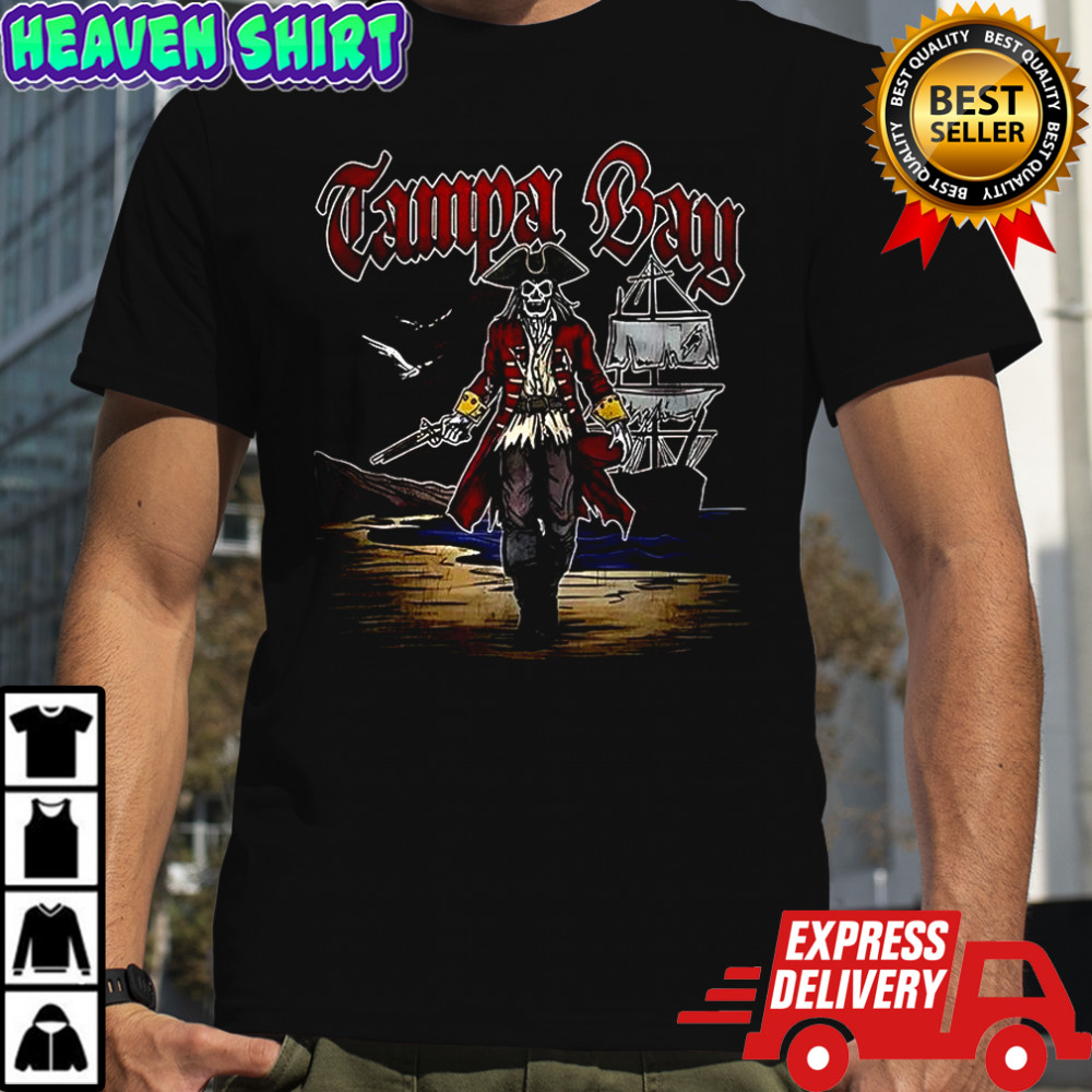Tampa Bay Buccaneers football pirate skeleton vintage shirt