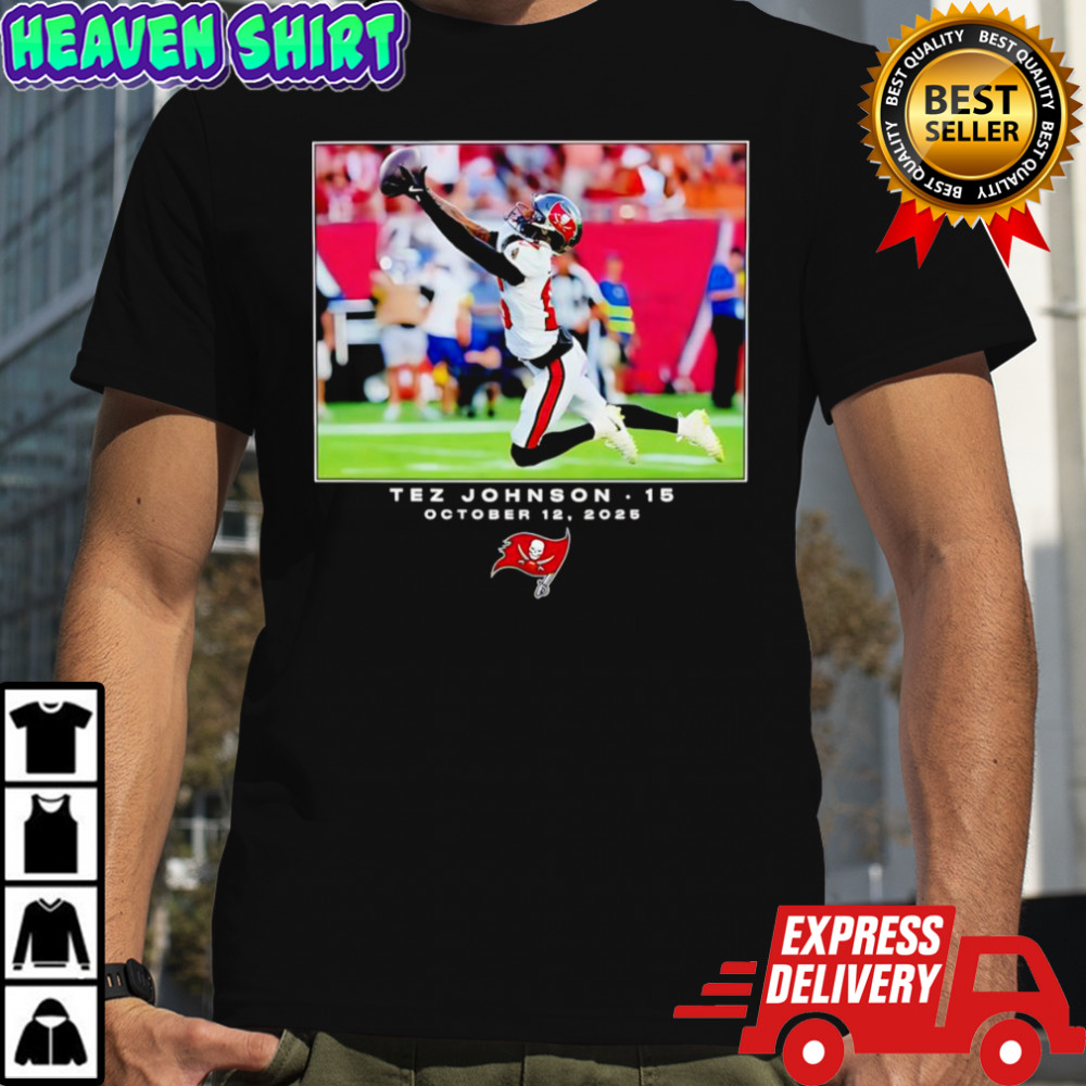 Tampa Bay Buccaneers Tez Johnson Flash Features Week 6 shirt