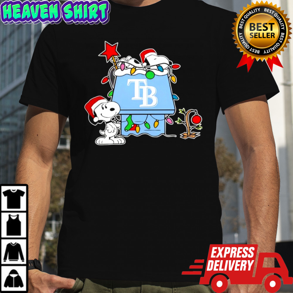 Tampa Bay Rays Snoopy Christmas Holiday shirt